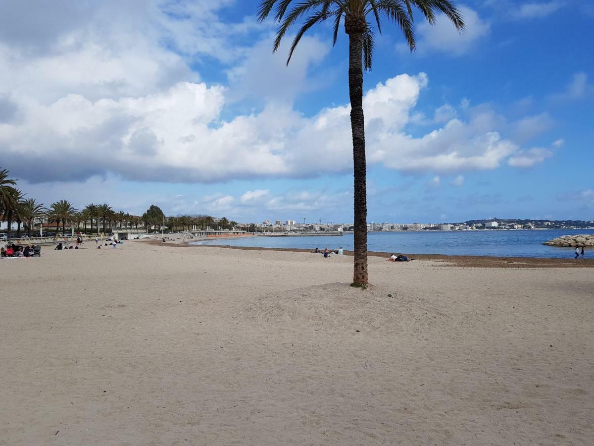 T2 Coquet Proche Plages, Port Et Centre Ville Golfe-Juan Exterior foto